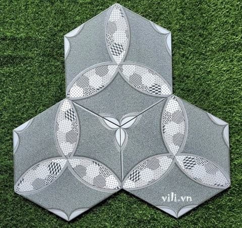 Gạch lát sân lục giác 6x25x50 Dacera DAS4501